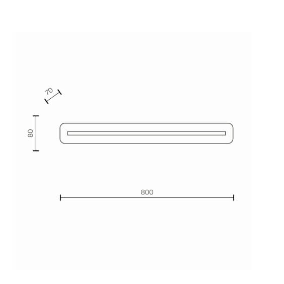 Maytoni Albatre L.80 cm wall lamp - Agof Store