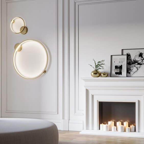 Halo Circular Ø 80 cm Lampada da parete Maytoni - Agof Store