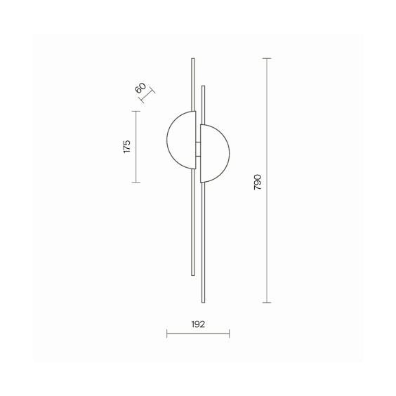 Maytoni Skyline wall lamp - Agof Store