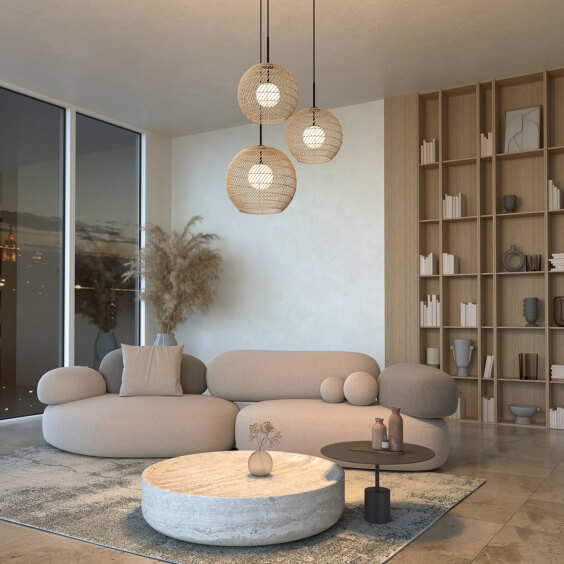 Maytoni Cane Ø 30 cm pendant lamp - Agof Store