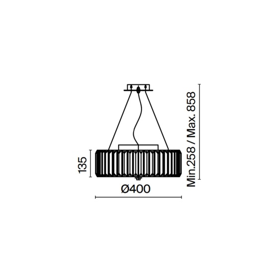 Maytoni Recinto Ø 40 cm pendant lamp - Agof Store