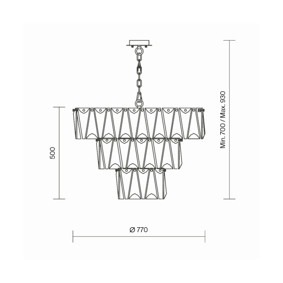 Maytoni Puntes Ø 77 cm pendant lamp - Agof Store