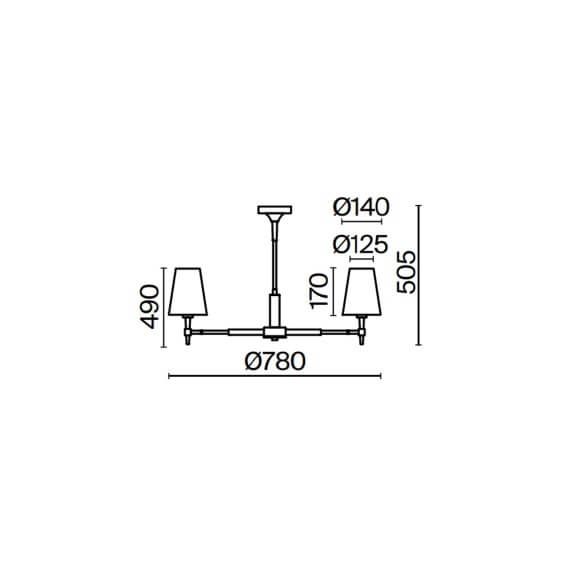 Maytoni Zaragoza Ø 78 cm pendant lamp - Agof Store