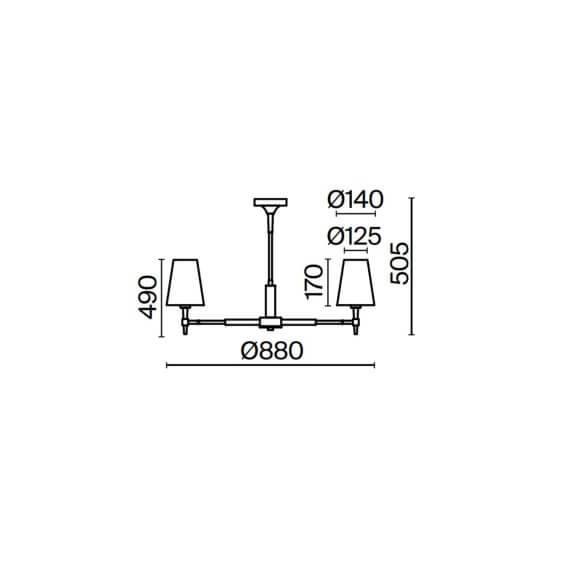 Maytoni Zaragoza Ø 88 cm Pendelleuchte - Agof Store