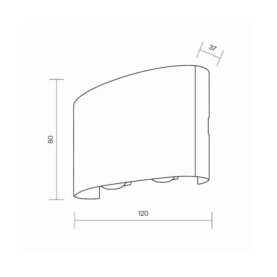 Maytoni Strato outdoor wall lamp - Agof Store