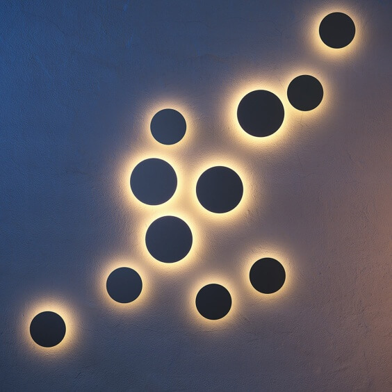 Maytoni Wald Ø 18 cm outdoor wall lamp - Agof Store
