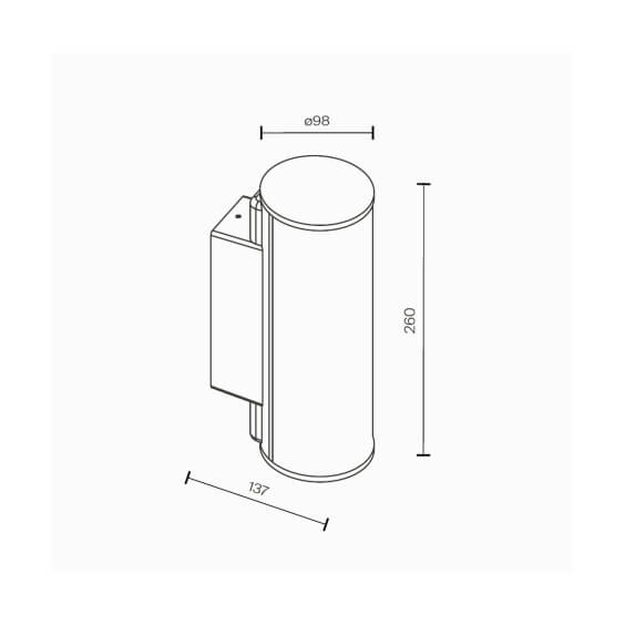 Maytoni Rock outdoor wall lamp - Agof Store