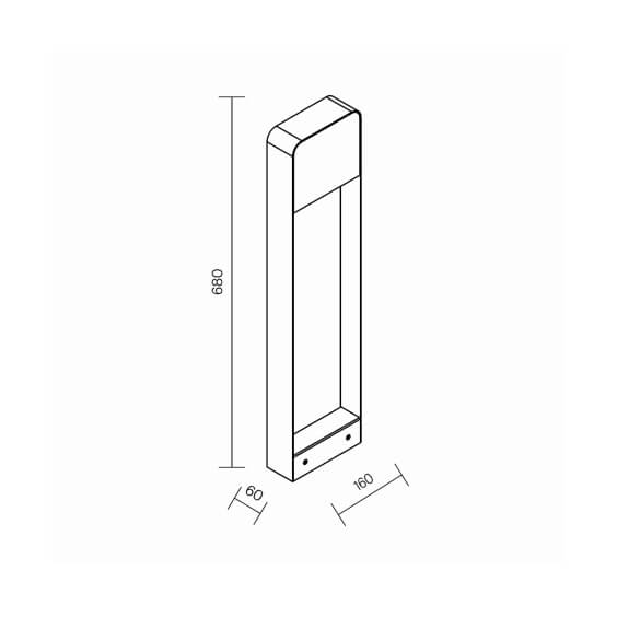 Maytoni Porte outdoor floor lamp - Agof Store