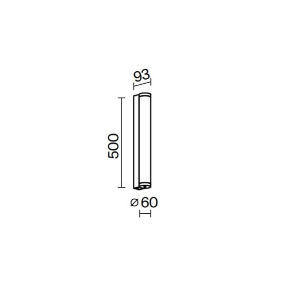 Rounge H.50 cm Lampada da terra outdoor Maytoni - Agof Store