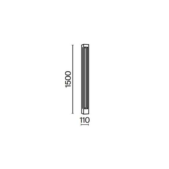 Maytoni Elbe H.150 cm Outdoor Stehleuchte - Agof Store