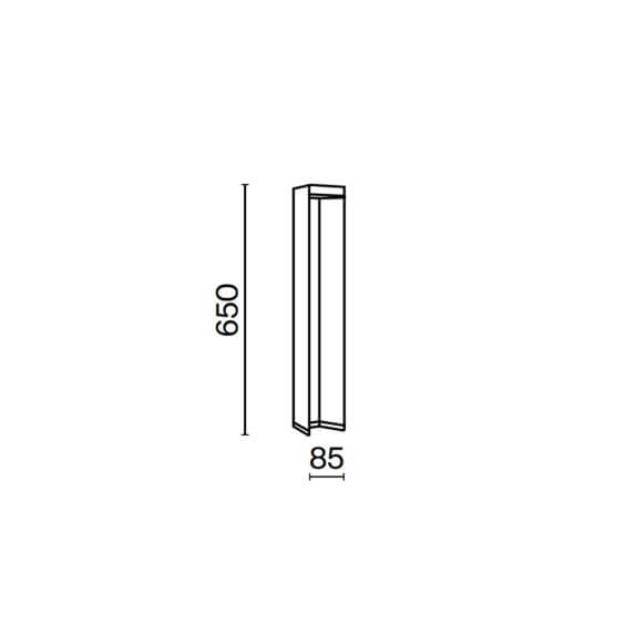 Maytoni Essen H.65 cm Outdoor Stehleuchte - Agof Store