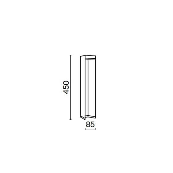 Maytoni Essen H.45 cm outdoor floor lamp - Agof Store