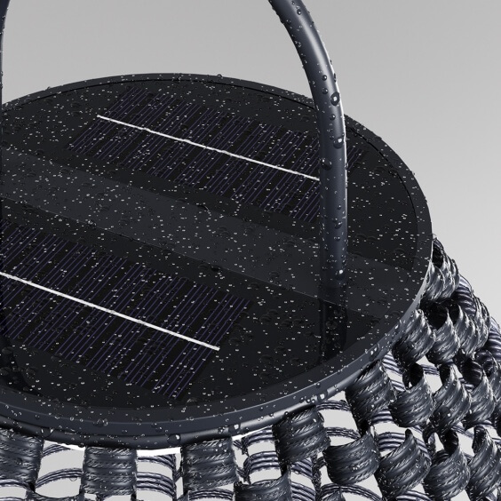 Maytoni Plet Ø 48 cm Outdoor Stehleuchte - Agof Store