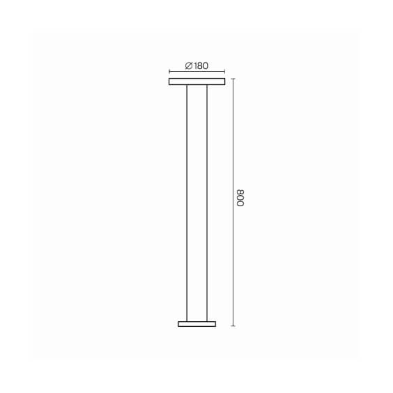 Maytoni Wald H.80 cm Outdoor Stehleuchte - Agof Store