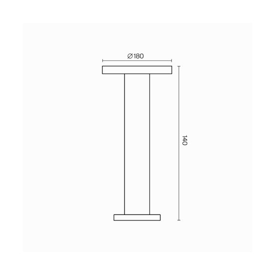 Wald H.40 cm Lampada da terra outdoor Maytoni - Agof Store