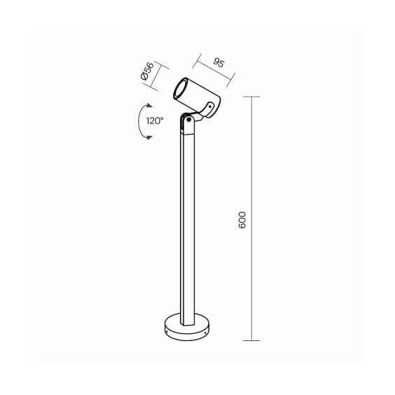 Maytoni Scope Outdoor Stehleuchte - Agof Store