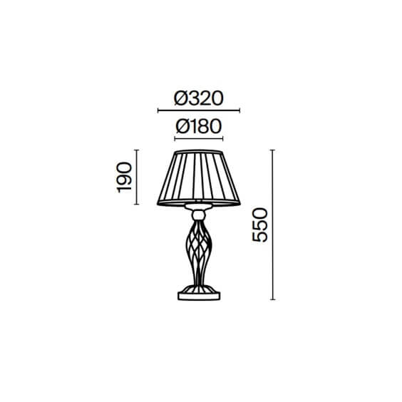 Maytoni Grace table lamp - Agof Store