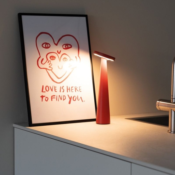 Zafferano Angelina Pro portable table lamp - Agof Store