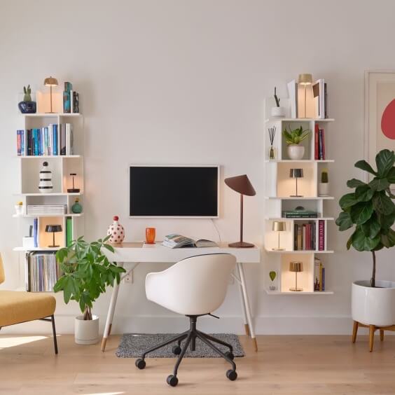 Pina L Desk Pro Lampada ricaricabile da tavolo Zafferano - Agof Store