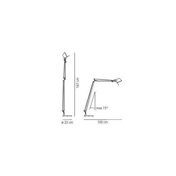 Artemide Tolomeo Leseleuchte - Agof Store