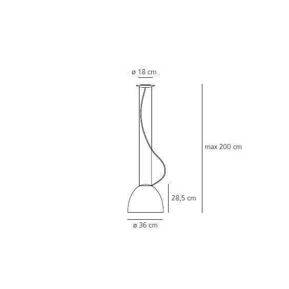 Artemide Nur Gloss Pendelleuchte - Agof Store