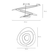 Artemide Pirce ceiling lamp - Agof Store