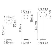 Flos Glo Ball F Floor Lamp - Agof Store