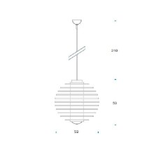 0024 lampada a sospensione FontanaArte - Agof Store