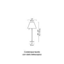 LucePlan Costanza Tischleuchte - Agof Store