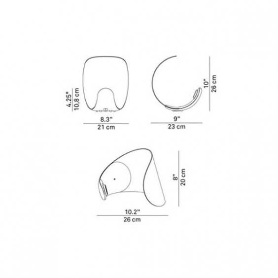 LucePlan Curl Tischleuchte - Agof Store
