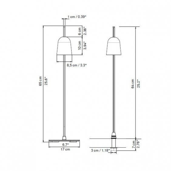 Ascent Lampada da tavolo LucePlan - Agof Store