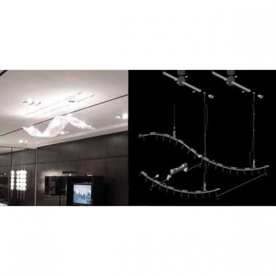 Venini Tappeto Volante L.200 pendant lamp - Agof Store