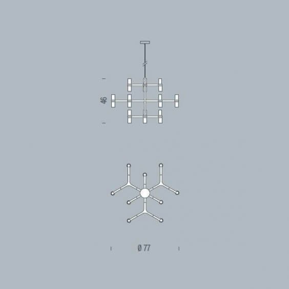 Nemo Crown Minor Pendelleuchte - Agof Store