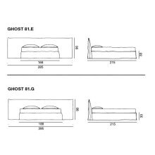 Ghost 81 letto Gervasoni - Agof Store