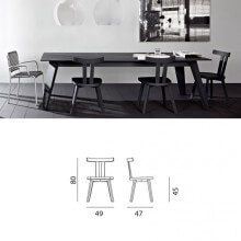 Gervasoni Gray 23 chair - Agof Store