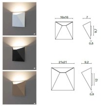 Mats Lampada da parete soffitto Egoluce - AGOF Store