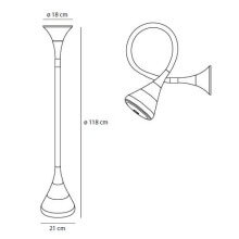 Artemide Pipe Led wall ceiling lamp - Agof Store