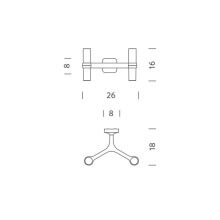 Nemo Crown 2 wall lamp - Agof Store