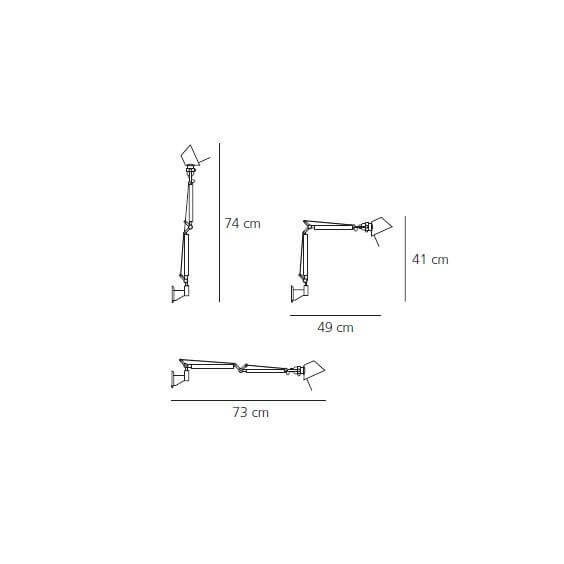 Artemide Tolomeo Micro Led Lampada da parete - Agof Store