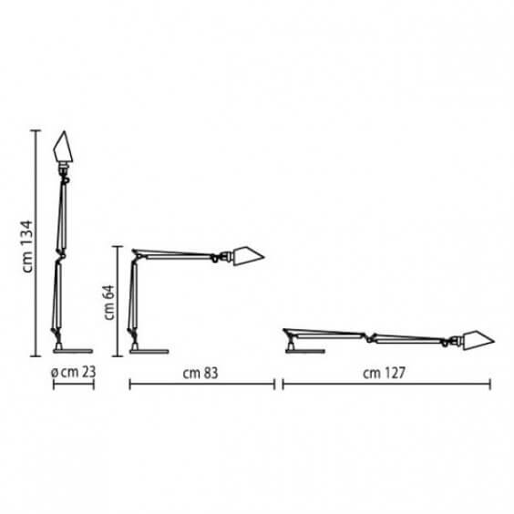 Artemide Tolomeo Led Lampada da tavolo - Agof Store