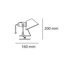 Artemide Tolomeo Micro Pinza Led clip lamp - Agof Store