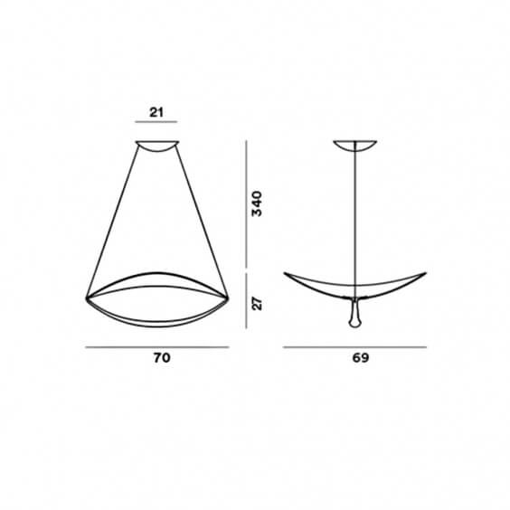 Plena Lampada a sospensione Foscarini - Agof Store
