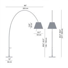 Lady Costanza Lampada da terra LucePlan - Agof Store