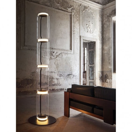 Flos Noctambule 4 Low Cylinders Small Base Floor Lamp - Agof Store