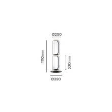 Flos Noctambule 2 High Cylinders Small Base Floor Lamp - Agof Store