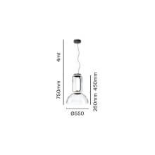 Flos Noctambule 1 Low Cylinder & Bowl Pendelleuchte - Agof Store
