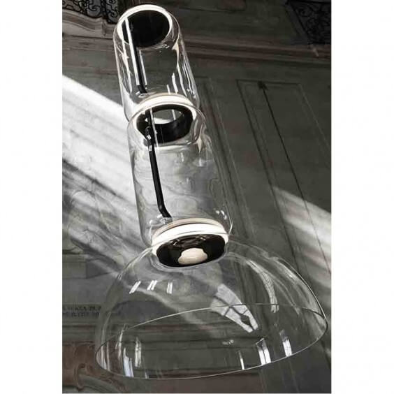 Flos Noctambule 1 Low Cylinder & Bowl Pendant Lamp - Agof Store
