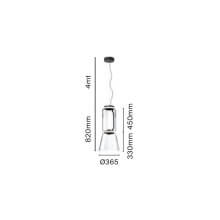 Flos Noctambule 1 Low Cylinder & Cone Stehleuchte - Agof Store
