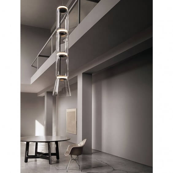 Flos Noctambule 4 Low Cylinders & Cone Pendant Lamp - Agof Store
