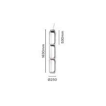 Flos Noctambule 3 High Cylinders Pendelleuchte - Agof Store